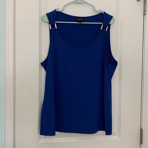 XL royal blue Focus tank top